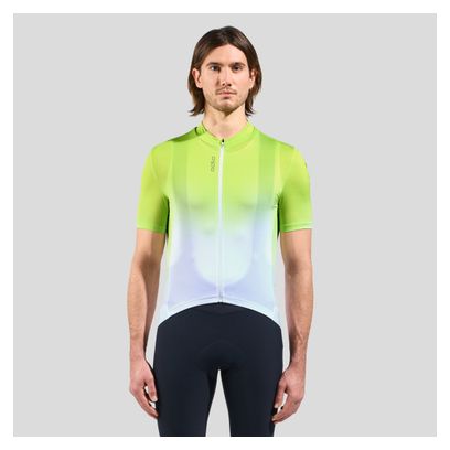 Odlo Zeroweight Chill-Tec Short-Sleeved Jersey Geel/Wit