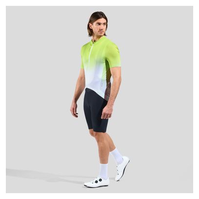 Odlo Zeroweight Chill-Tec Short-Sleeved Jersey Geel/Wit