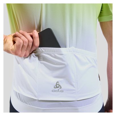 Odlo Zeroweight Chill-Tec Short-Sleeved Jersey Geel/Wit
