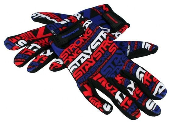 Gants Stay Strong Mash Up V3 Adulte Rouge/Blanc/Bleu T.L