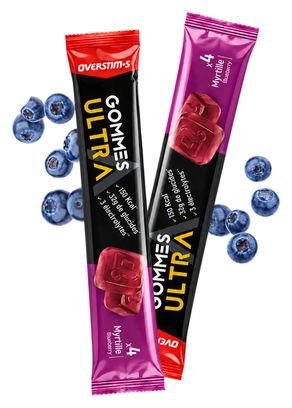 Overstims Ultra Blueberry Energy Gummies - 42g