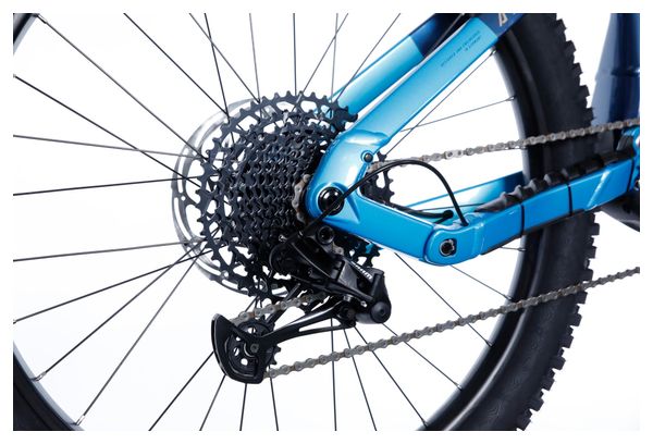 Bicicleta eléctrica de montaña con suspensión total Haibike AllMtn 2 29'' / 27.5'' Sram SX Eagle 12v 720 Wh Azul / Cian 2024