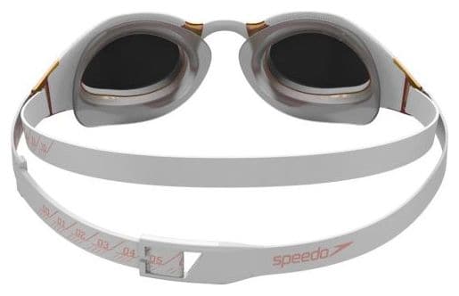 Speedo Fastskin Hyper Elite Schwimmbrille Verspiegeltes Weiß