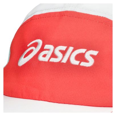 Asics 5 Panel Cap Paris Weiß/Rot/Blau