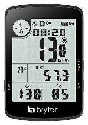 Ciclocomputador GPS Bryton Rider 17 con radar Gardia R300L