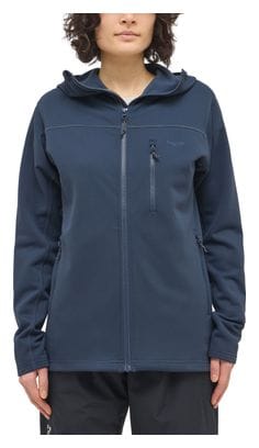 Haglöfs Rosson Mid Hood Women's Fleece Blue