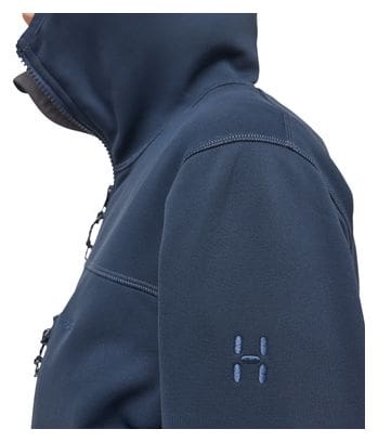 Haglöfs Rosson Mid Hood Women's Fleece Blue