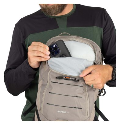 Sac VTT Homme Osprey Raptor 14L Gris