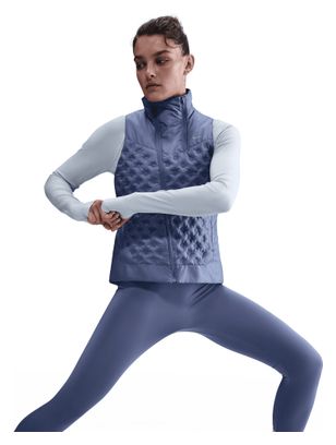 Veste Thermique Sans Manches Nike Therma-FIT ADV Repel AeroLoft Bleu Femme