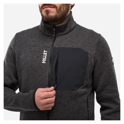 Herenfleece Millet Chamonix Knit Zwart
