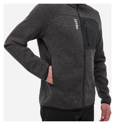 Herenfleece Millet Chamonix Knit Zwart