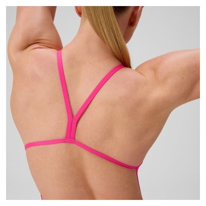 Women's Speedo Club Training V-Back 2.0 Swimsuit Pink