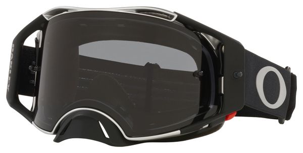 Máscara Oakley Airbrake MX Tuff Blocks Negro Gunmetal - Gris Oscuro / Ref: OO7046-C3