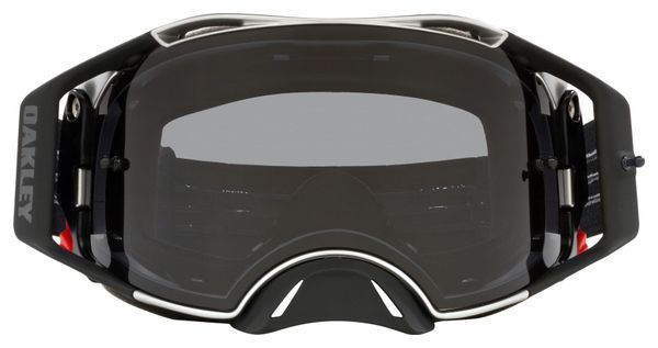 Máscara Oakley Airbrake MX Tuff Blocks Negro Gunmetal - Gris Oscuro / Ref: OO7046-C3