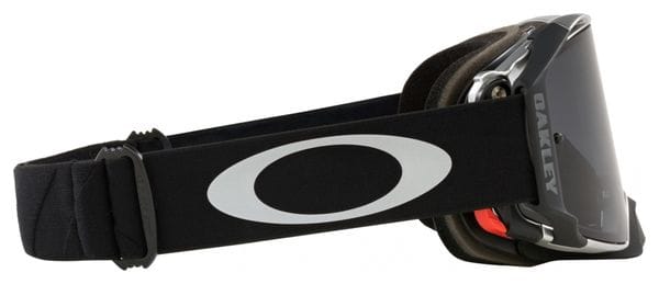 Máscara Oakley Airbrake MX Tuff Blocks Negro Gunmetal - Gris Oscuro / Ref: OO7046-C3