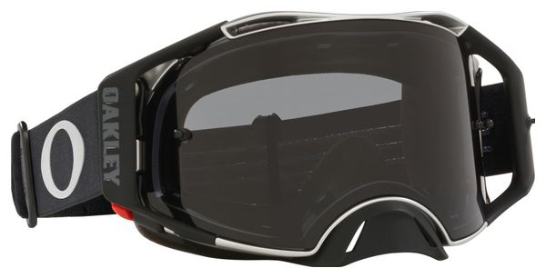 Máscara Oakley Airbrake MX Tuff Blocks Negro Gunmetal - Gris Oscuro / Ref: OO7046-C3