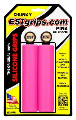 ESI Chunky 32mm Silicone Grips - Pink