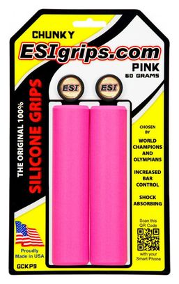 Paar Esi Chunky Grips 32mm Pink