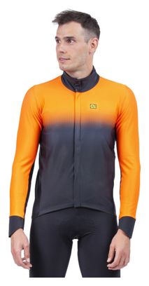 Alé Gradient Long Sleeve Jacket Black/Orange Fluo