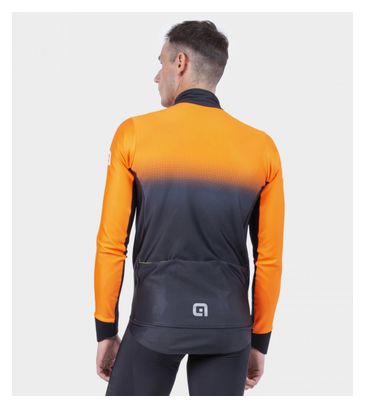 Alé Gradient Long Sleeve Jacket Schwarz/Orange Fluo