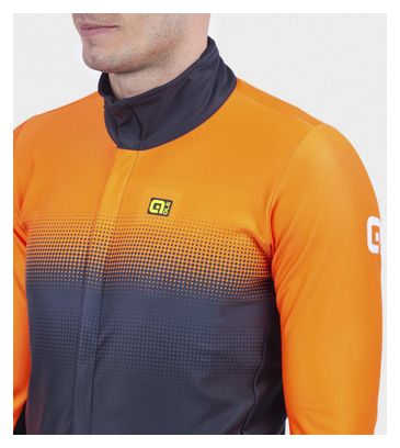 Alé Gradient Long Sleeve Jacket Black/Orange Fluo