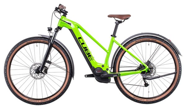 Cube Reaction Hybrid Performance 500 Allroad Trapeze Electric Hardtail MTB Shimano Alivio 9S 500 Wh 29'' Shiny Apple Green 2022