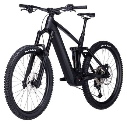 Cube Stereo Hybrid 160 HPC SLX 750 27.5 Suspensión total eléctrica MTB Shimano Deore/XT 12S 750 Wh 27.5'' Carbono Gris Negro 2023