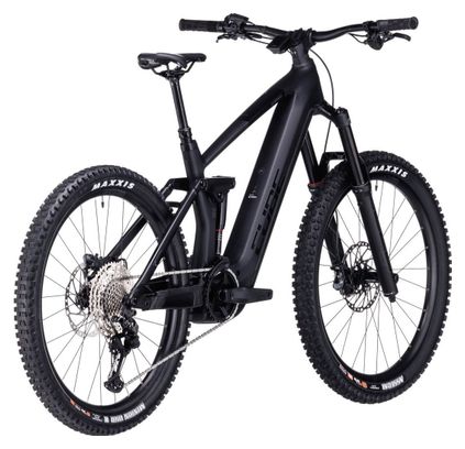 Cube Stereo Hybrid 160 HPC SLX 750 27.5 Electric Full Suspension MTB Shimano Deore/XT 12S 750 Wh 27.5'' Carbon Grau Schwarz 2023