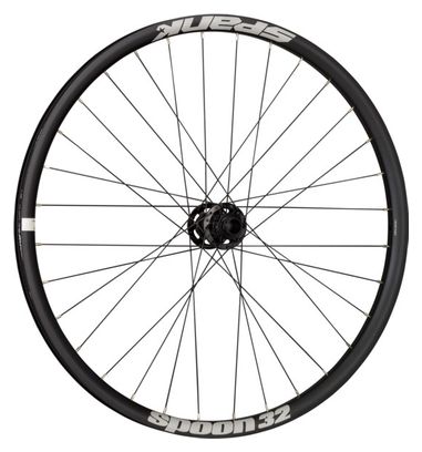 Roue Avant Spank Spoon 32 Boost 20x110mm avec Adaptateur 15x110mm / Tubeless Ready / 32 Trous 27.5'' Noir