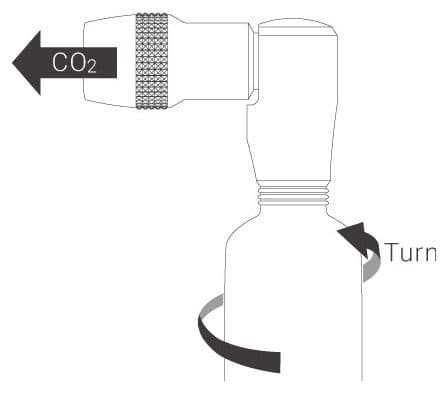 Gonfleur de CO2 Birzman Roar Control 16g (x3)