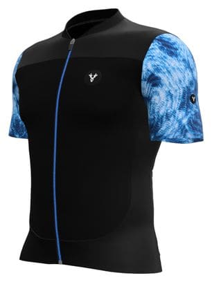 Maillot Manches Courtes LeBram Ventoux Élément Bleu Noir