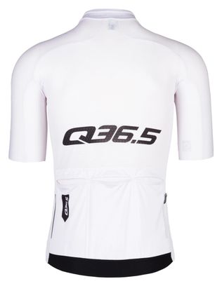 Q36.5 Gregarius Pro Signature Short Sleeve Jersey Wit/Zwart