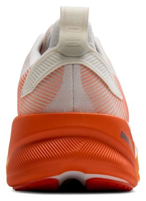 Brooks Ghost Max 4 Running Shoes, White/Orange, Men's