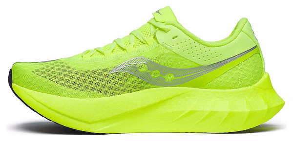 Chaussures Running Saucony Endorphin Pro 4 Jaune/Argent Femme