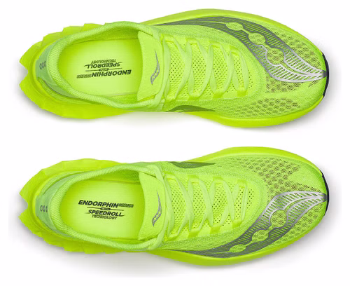 Chaussures Running Saucony Endorphin Pro 4 Jaune/Argent Femme