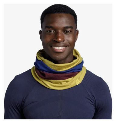 Tour de Cou Buff Merino Move Jaune Bleu