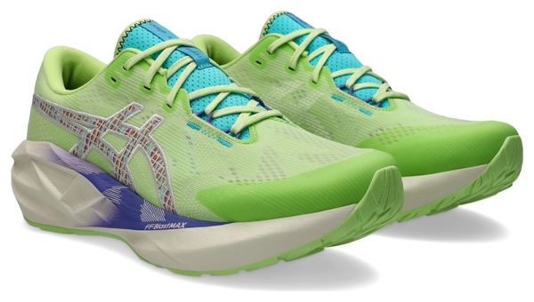 Chaussures Running Asics Novablast 5 TR Nature Bathing Vert/Bleu Homme