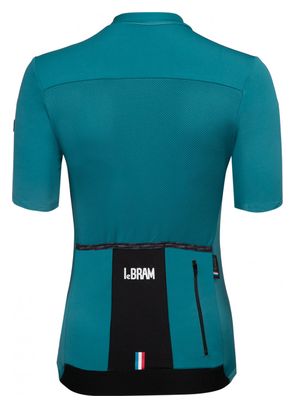 Maillot de manga corta para mujer LeBram Allos Azul Pelforth Tailored Fit