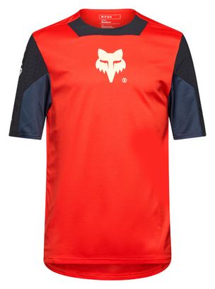 Fox Defend Elevated short sleeve jersey Red Men