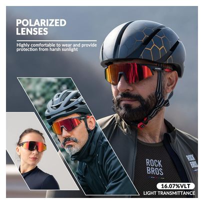 Lunettes vélo polarisées HD  monture TR90