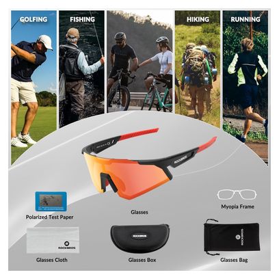 Lunettes vélo polarisées HD  monture TR90