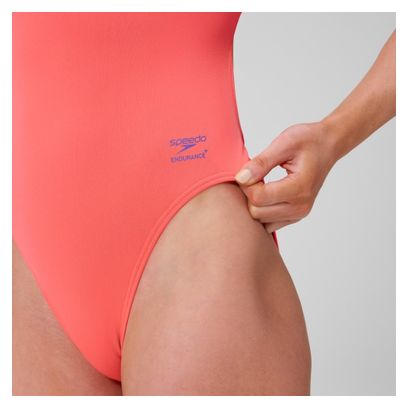 Costume da bagno Speedo Club Training Tie Back Donna Arancione/Blu
