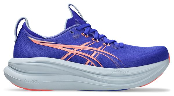 Asics Gel-Nimbus 28 Laufschuhe Blau/Koralle Damen