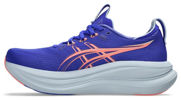 Asics Gel-Nimbus 28 Laufschuhe Blau/Koralle Damen