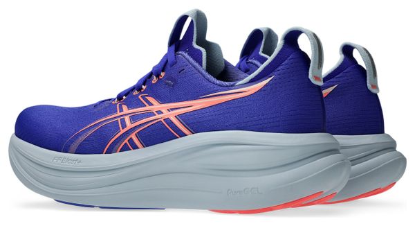 Asics Gel-Nimbus 28 Laufschuhe Blau/Koralle Damen
