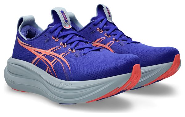 Asics Gel-Nimbus 28 Laufschuhe Blau/Koralle Damen