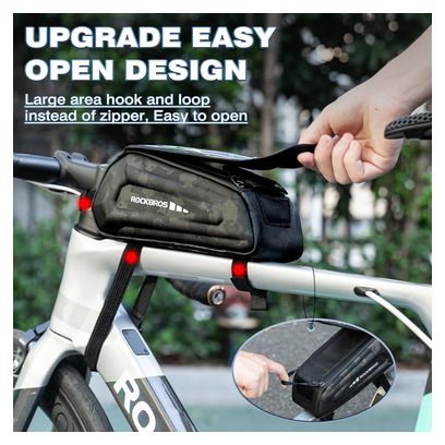Sacoche de guidon EVA pour vélo - 1 7 L