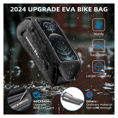 Sacoche de guidon EVA pour vélo - 1 7 L