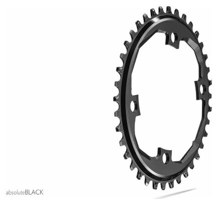 AbsoluteBlack Narrow Wide 110BCD Oval Chainring for Sram Apex Drivetrains Black