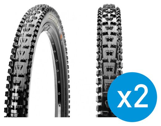 MAXXIS Pair of MTB Tyres HIGH ROLLER II EXO Protection TL Ready 27.5x2.30